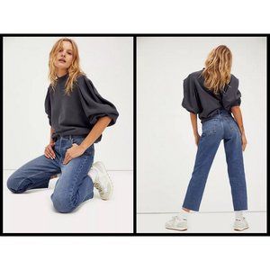 Boyish | Tommy Jeans | Krush Groove High Waisted Straight Leg Raw Hem 28